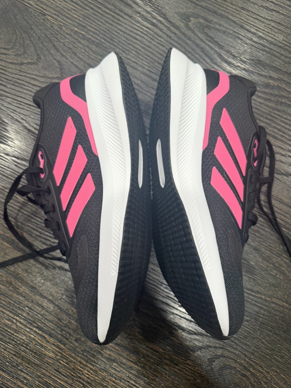 Adidas RunFalcon 5 Women's Size 9 Athletic Shoes Black Pink - Picture 7 of 11